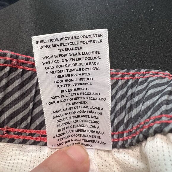 Art Class MidThigh Swim Trunks, Red, White, Blue Color block, Size L 10/12 Husky - Picture 12 of 12